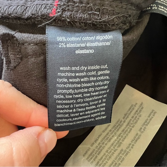 Tommy Hilfiger Black Baby Corduroy Pants Women’s Size 8 NEW - Picture 5 of 6